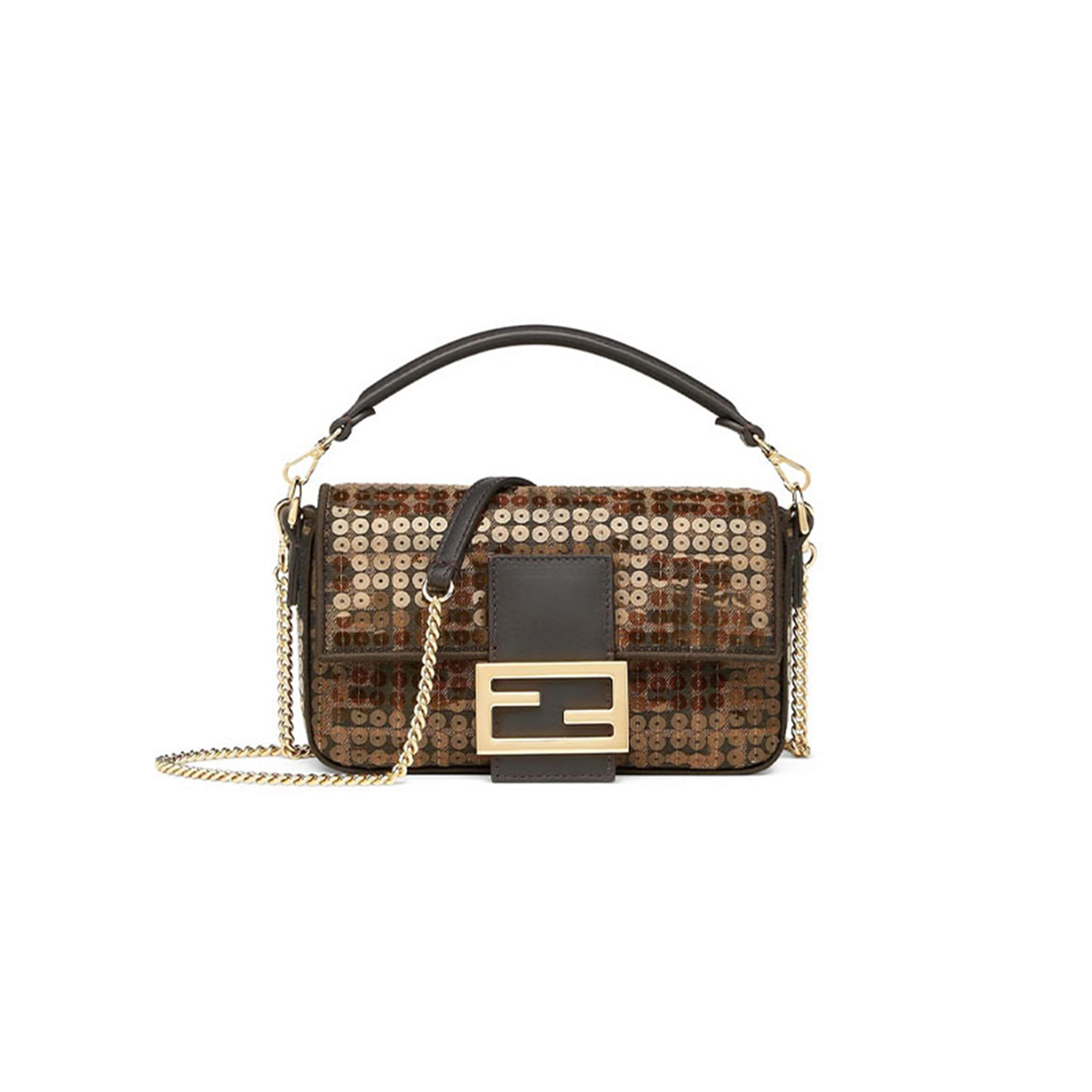 F**di baguette glitter handbag (19.5*11*5cm)